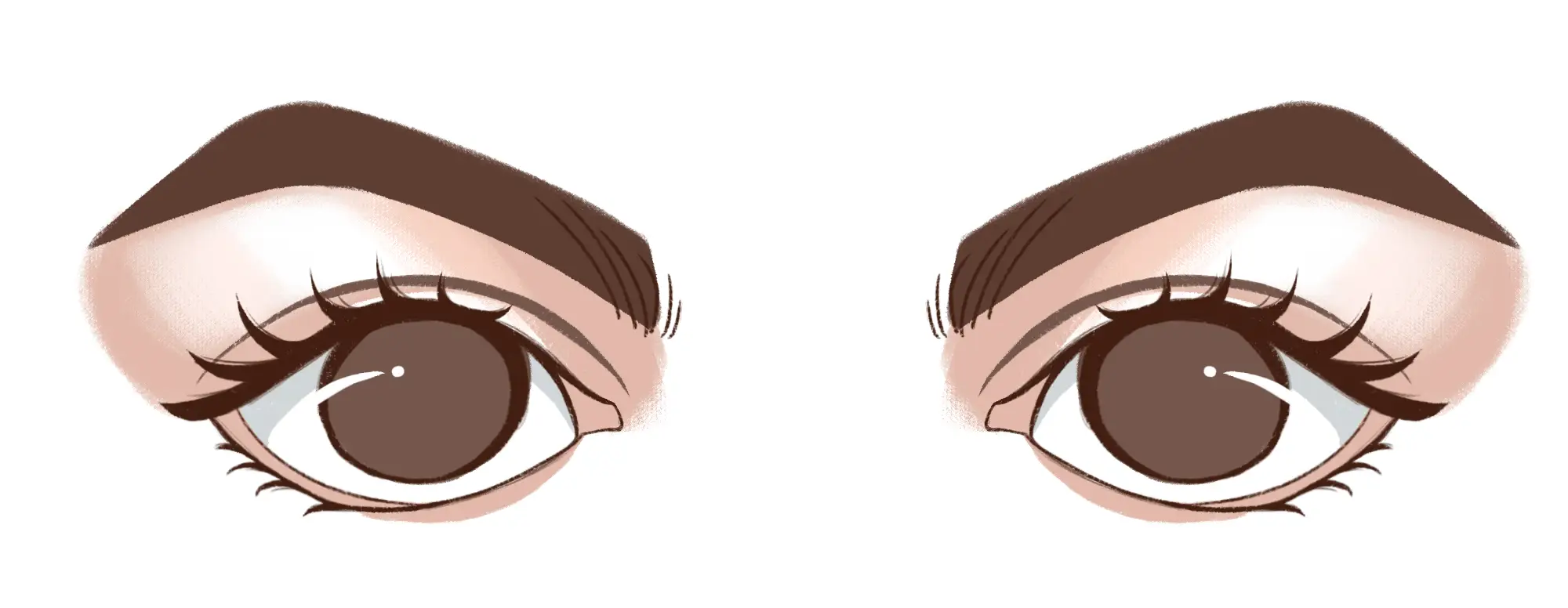 protruding eyes